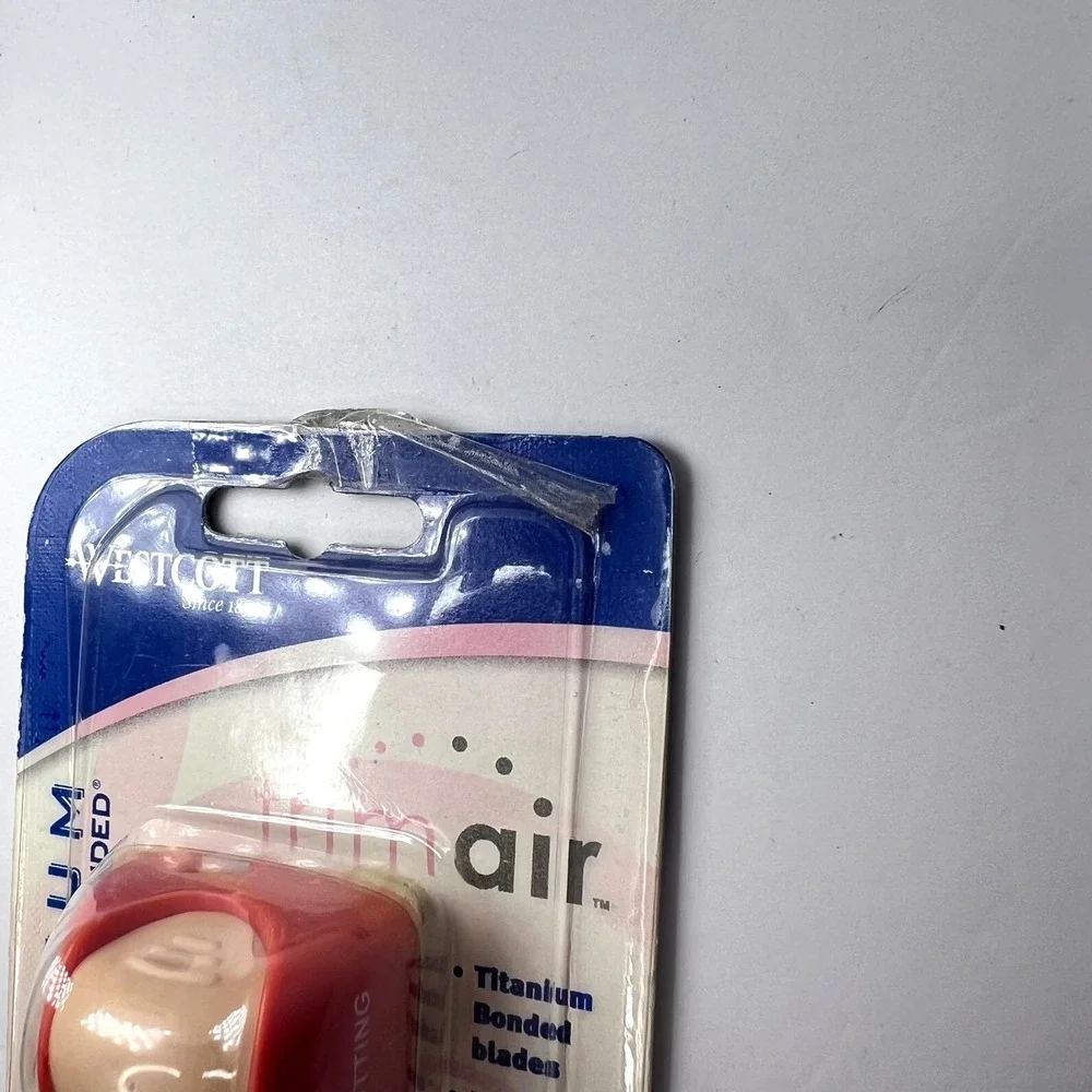 Westcott Red Trimair Replacement Blades 2‎ Pack Titanium Bonded 15169 NIP